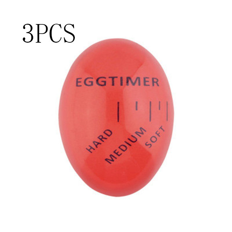 Egg Timer Perfect Color Changing Timer Yummy Soft Hard Boiled Eggs Cooking Kitchen Eco-Friendly Resin Egg Red Timer Tools - Image 6