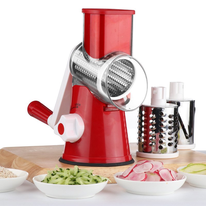 Food Processor Vegetable Chopper Kitchen Roller Gadgets Tool Vegetable Cutter Round Slicer Graters Potato Carrot Cheese Shredder - Image 7