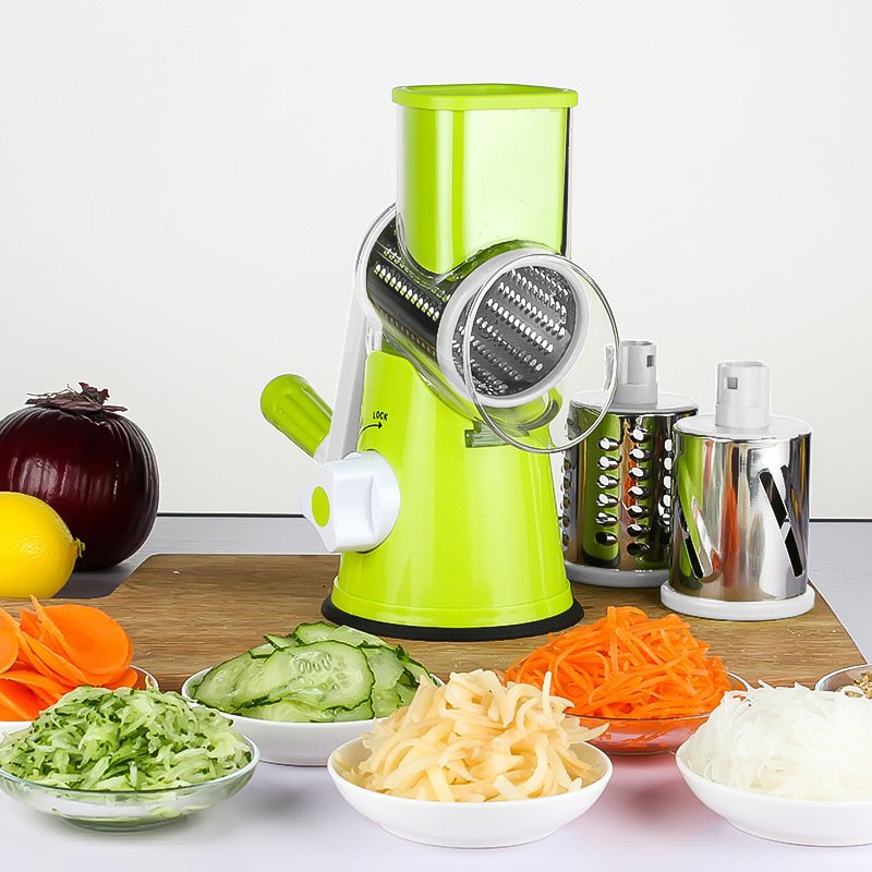 Food Processor Vegetable Chopper Kitchen Roller Gadgets Tool Vegetable Cutter Round Slicer Graters Potato Carrot Cheese Shredder - Image 6