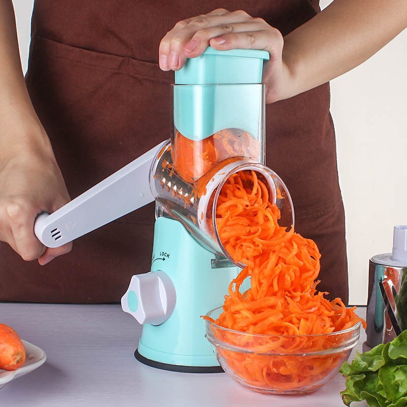 Food Processor Vegetable Chopper Kitchen Roller Gadgets Tool Vegetable Cutter Round Slicer Graters Potato Carrot Cheese Shredder - Image 4