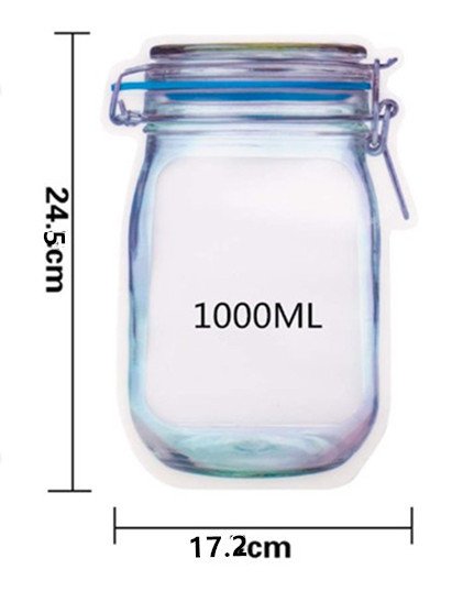 Reusable Snack Storage Bag Nut Biscuit Waterproof Sealed Food Storage Bag Snack Storage Travel Food Assortmen Bag Kitchen Tools - Image 5