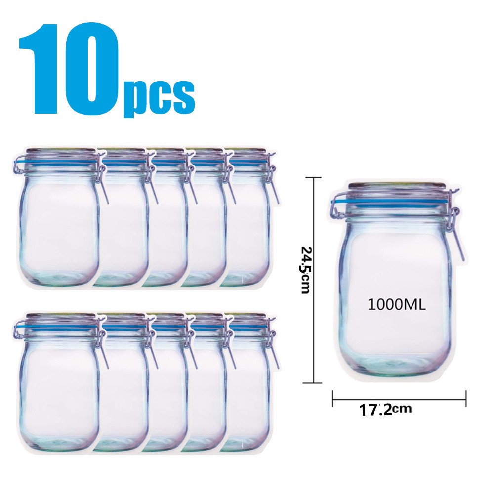 Reusable Snack Storage Bag Nut Biscuit Waterproof Sealed Food Storage Bag Snack Storage Travel Food Assortmen Bag Kitchen Tools - Image 10