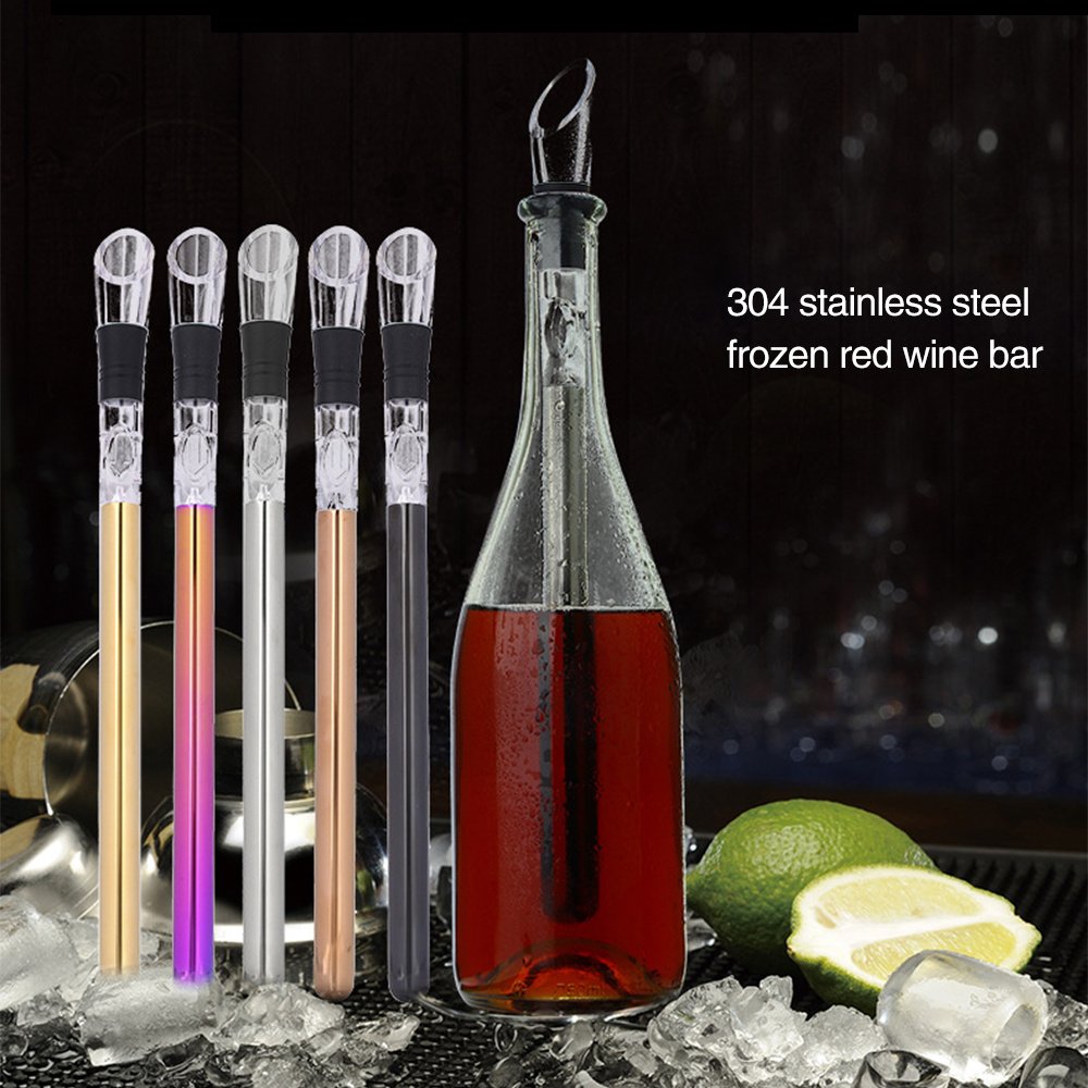Wine Bottle Cooler Stick Stainless Steel Wine Chilling Rod Leakproof Wine Chiller Beer Beverage Frozening Stick Bar Tools - Image 3