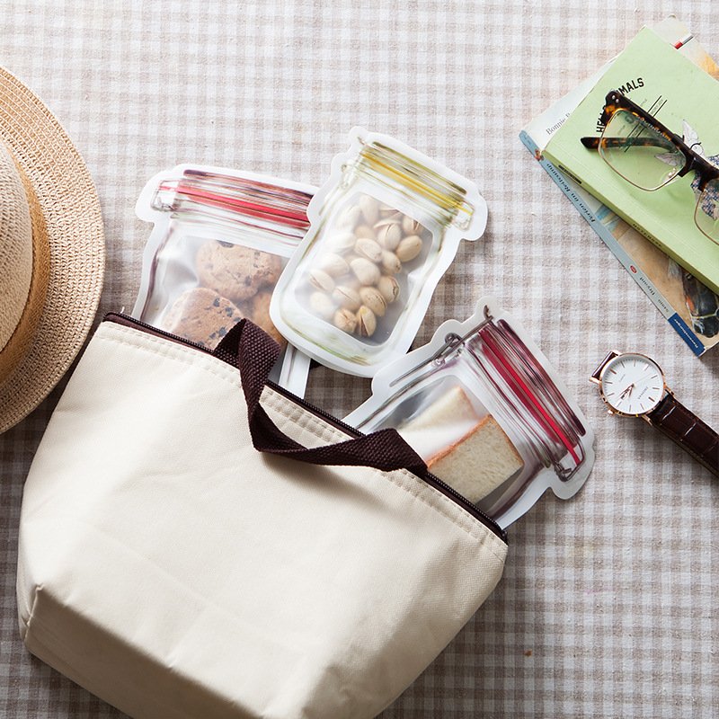 Reusable Snack Storage Bag Nut Biscuit Waterproof Sealed Food Storage Bag Snack Storage Travel Food Assortmen Bag Kitchen Tools - Image 8