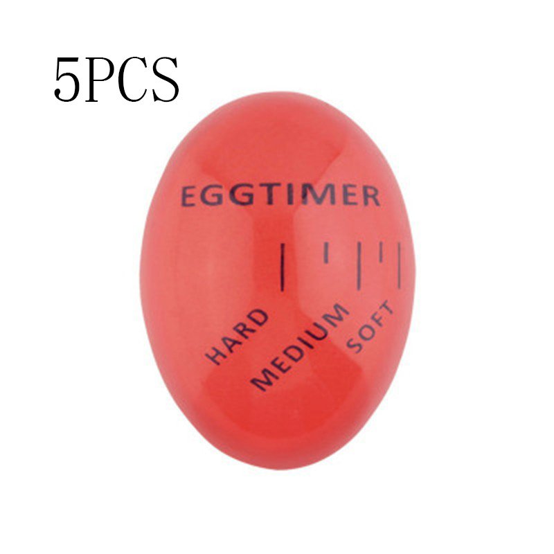 Egg Timer Perfect Color Changing Timer Yummy Soft Hard Boiled Eggs Cooking Kitchen Eco-Friendly Resin Egg Red Timer Tools - Image 5