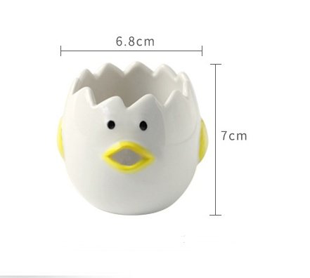 Cute Chicken Ceramic Egg White Separator Kitchen Accessories Practical - Image 5