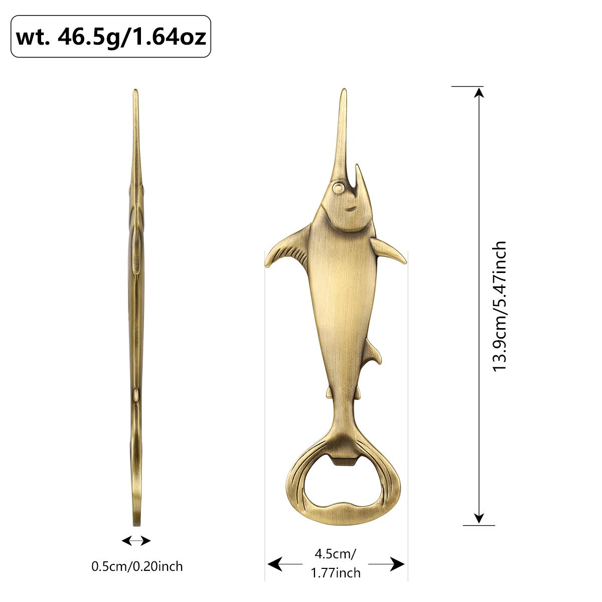 Creative Swordfish Handle Metal Beer Bottle Openers Kitchen Bar Accessories Tools Beer Gifts Beer Openors Kitchen Gadgets - Image 4