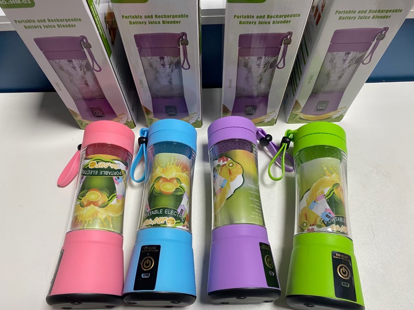 Portable Blender With USB Rechargeable Mini Kitchen Fruit Juice Mixer Home Simple Portable Electric Mini Juicer - Image 9