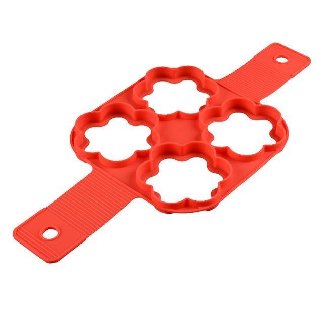 Silicone Non Stick Fantastic Egg Pancake Maker Ring Kitchen Baking Omelet Molds Flip Cooker Egg Ring Mold - Image 6