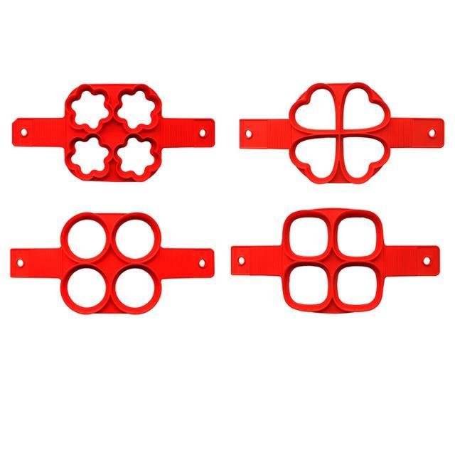 Silicone Non Stick Fantastic Egg Pancake Maker Ring Kitchen Baking Omelet Molds Flip Cooker Egg Ring Mold - Image 10