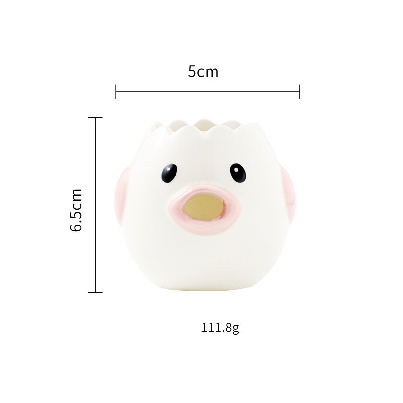 Cute Chicken Ceramic Egg White Separator Kitchen Accessories Practical - Image 8