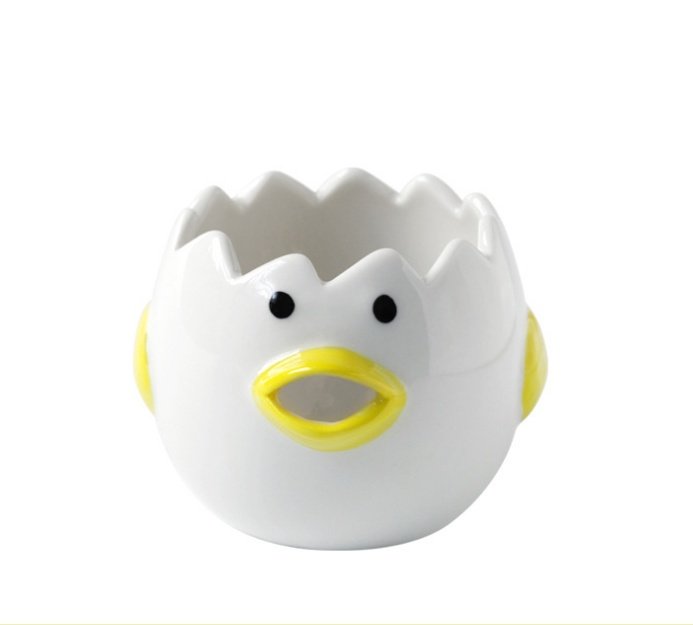 Cute Chicken Ceramic Egg White Separator Kitchen Accessories Practical - Image 6