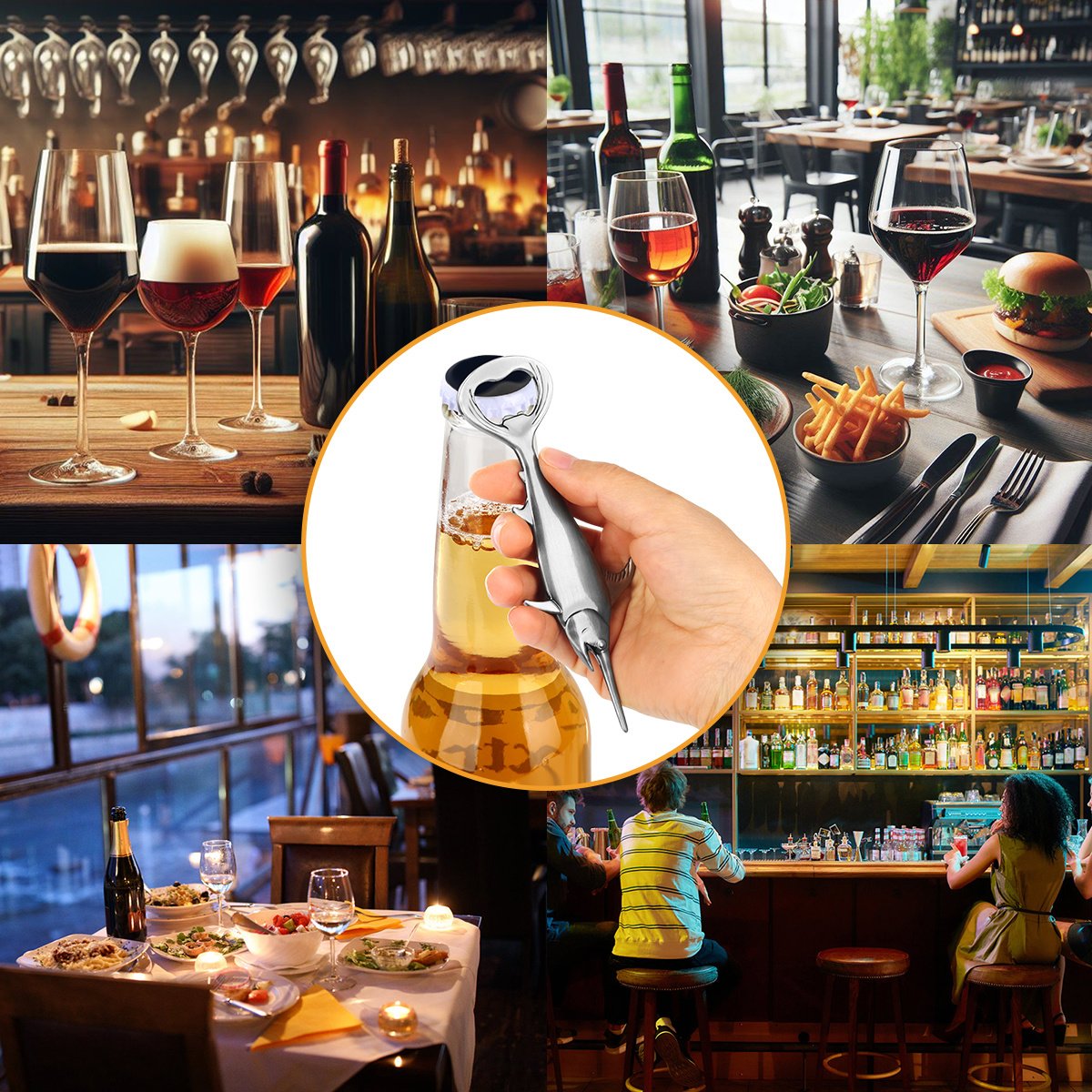Creative Swordfish Handle Metal Beer Bottle Openers Kitchen Bar Accessories Tools Beer Gifts Beer Openors Kitchen Gadgets - Image 3