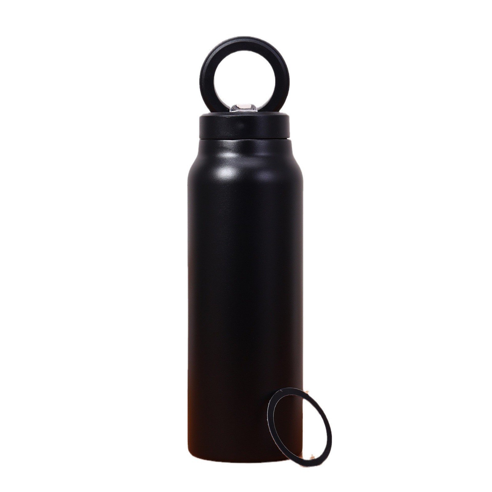 304 Stainless Steel Vacuum Cup Creative Magnetic Water Cup Insulated Sports Water Bottle With Straw Outdoor Insulated Water Mug With Magnetic Phone Holder - Image 9