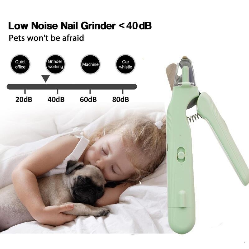 2 In 1 Pet Nail Clippers With Led Light Dog Cat Special Blood Line Scissors Multifunction Animals Paw Nail Trimmer Pet Supplies - Image 8