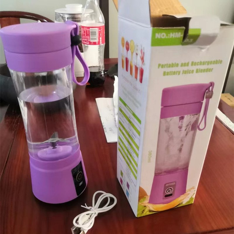 Portable Blender With USB Rechargeable Mini Kitchen Fruit Juice Mixer Home Simple Portable Electric Mini Juicer - Image 10