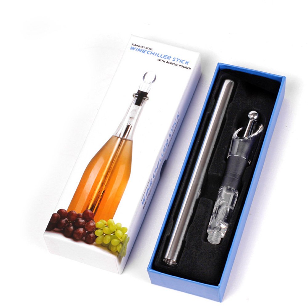 Wine Bottle Cooler Stick Stainless Steel Wine Chilling Rod Leakproof Wine Chiller Beer Beverage Frozening Stick Bar Tools - Image 4